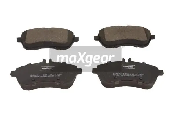 Brake Pad Set, disc brake (19-0615)
