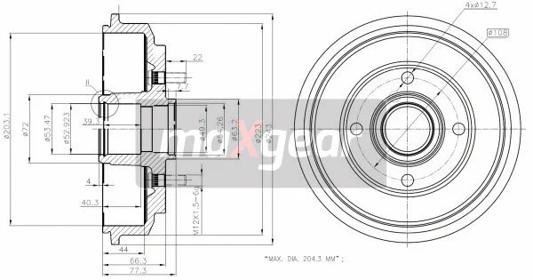 Brake Drum (19-2316)