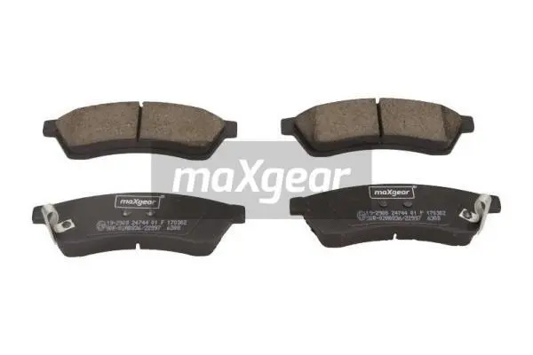 Brake Pad Set, disc brake (19-2908)