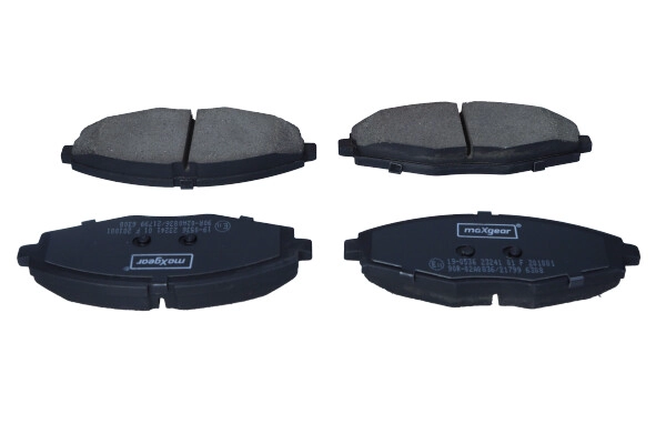 Brake Pad Set, disc brake (19-0536)