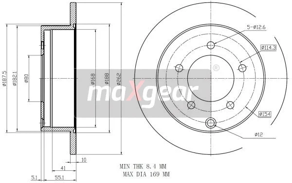 Brake Disc (19-2389MAX)