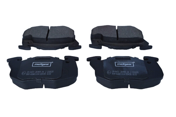 Brake Pad Set, disc brake (19-0471)