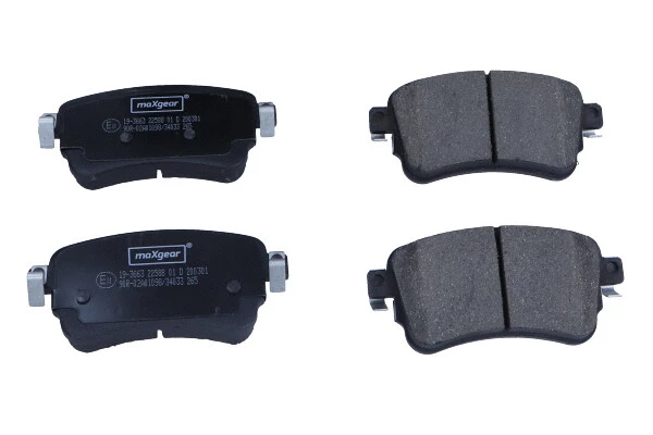 Brake Pad Set, disc brake (19-3663)