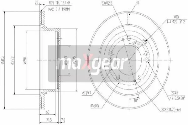 Brake Disc (19-2372)