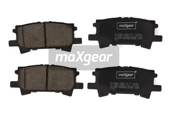Brake Pad Set, disc brake (19-2884)