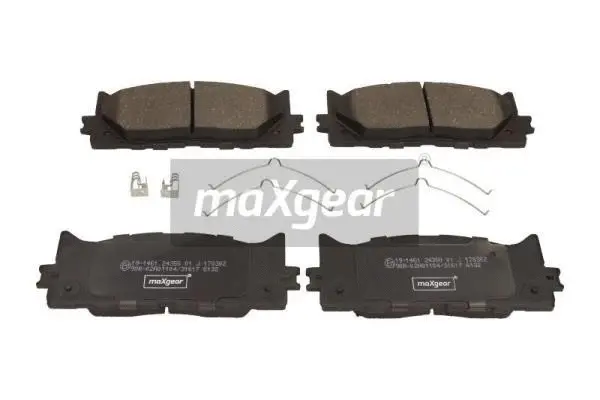 Brake Pad Set, disc brake (19-1461)