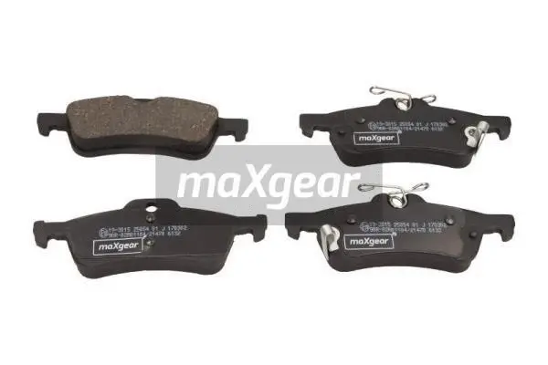 Brake Pad Set, disc brake (19-3015)