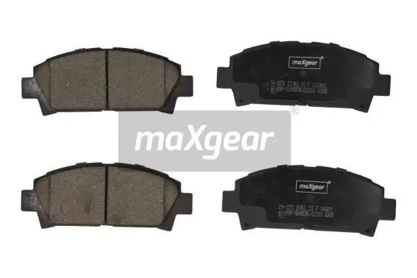 Brake Pad Set, disc brake (19-1151)