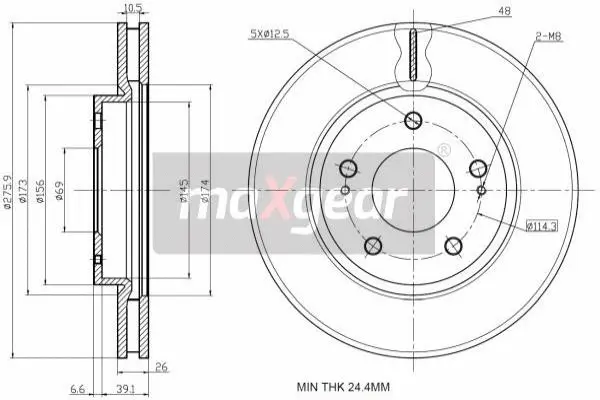 Brake Disc (19-2388)