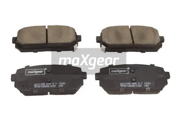Brake Pad Set, disc brake (19-2990)