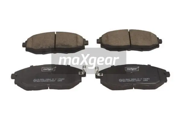Brake Pad Set, disc brake (19-3004)
