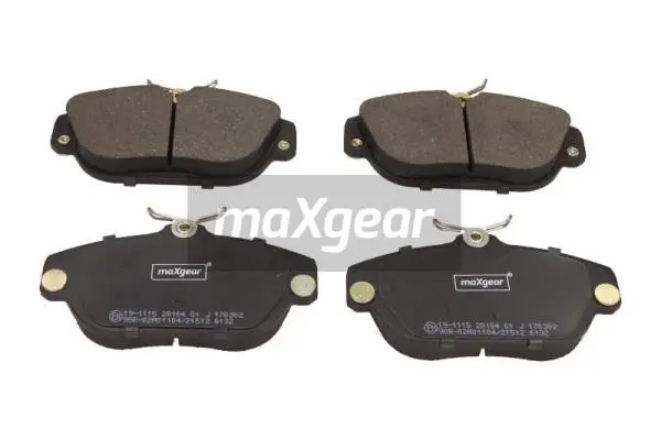 Brake Pad Set, disc brake (19-1115)