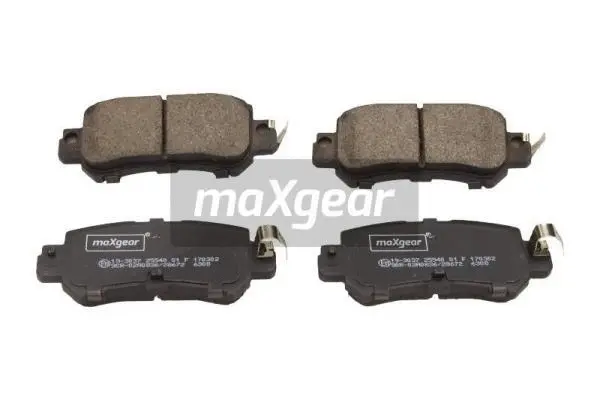 Brake Pad Set, disc brake (19-3037)