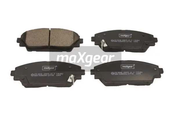 Brake Pad Set, disc brake (19-3048)
