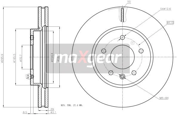 Brake Disc (19-2369MAX)