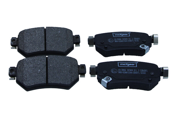Brake Pad Set, disc brake (19-3906)
