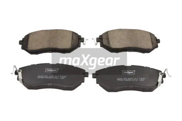 Brake Pad Set, disc brake (19-1451)