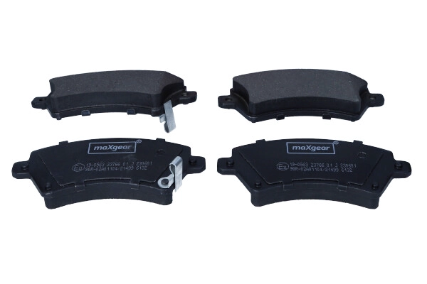 Brake Pad Set, disc brake (19-0563)