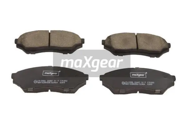 Brake Pad Set, disc brake (19-2956)