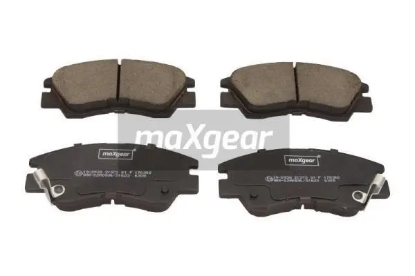 Brake Pad Set, disc brake (19-2938)