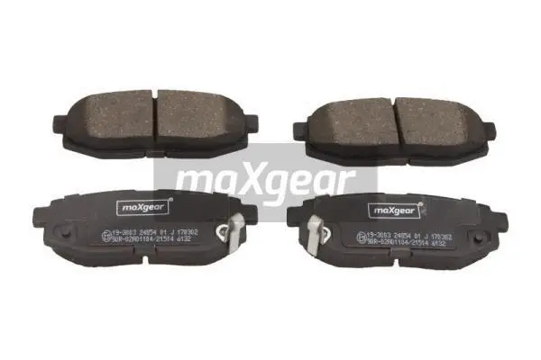 Brake Pad Set, disc brake (19-3003)