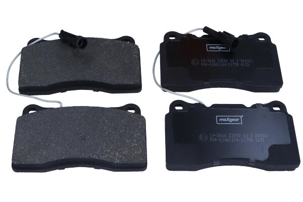 Brake Pad Set, disc brake (19-3666)
