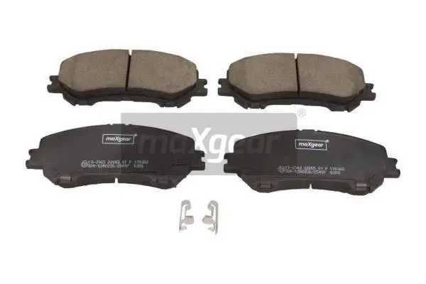 Brake Pad Set, disc brake (19-2943)