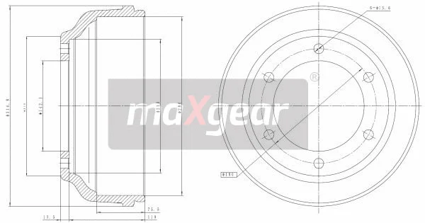 Brake Drum (19-2304)