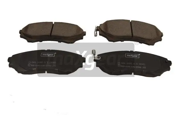 Brake Pad Set, disc brake (19-3400)