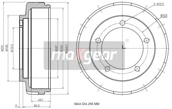 Brake Drum (19-2305)