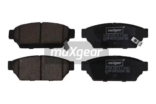 Brake Pad Set, disc brake (19-1146)