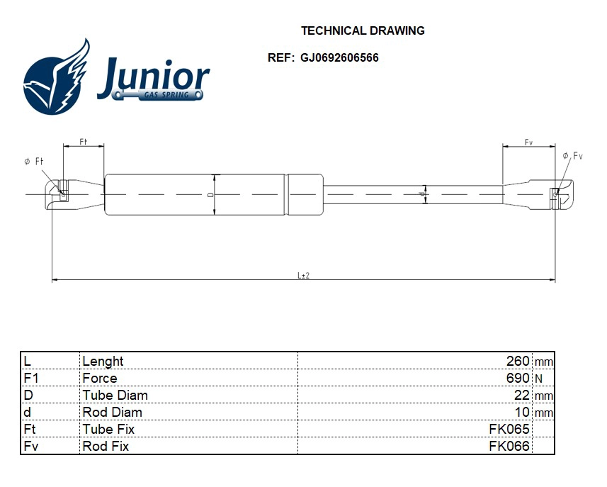 Gas Spring, boot/cargo area