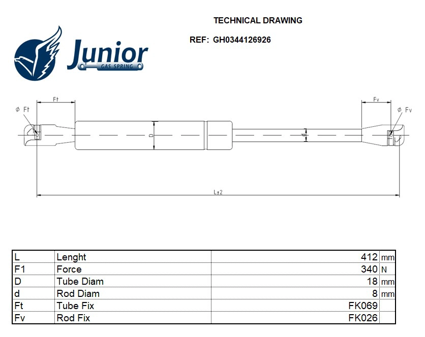 Gas Spring, boot/cargo area