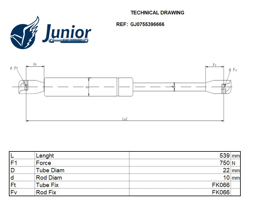 Gas Spring, boot/cargo area