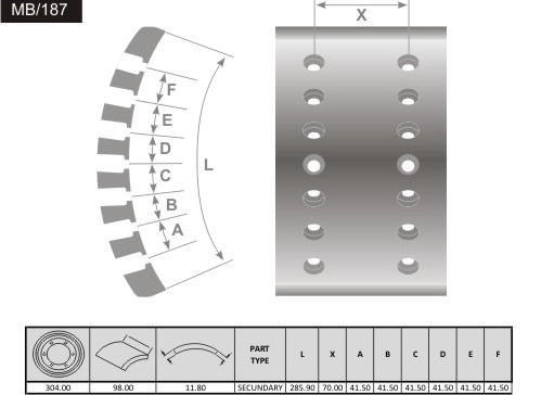 Brake Lining, drum brake