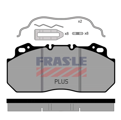Brake Pad Set, disc brake (PD/112-K007-PLUS)