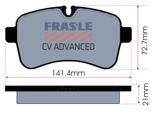 Brake Pad Set, disc brake (PD/190-CV)