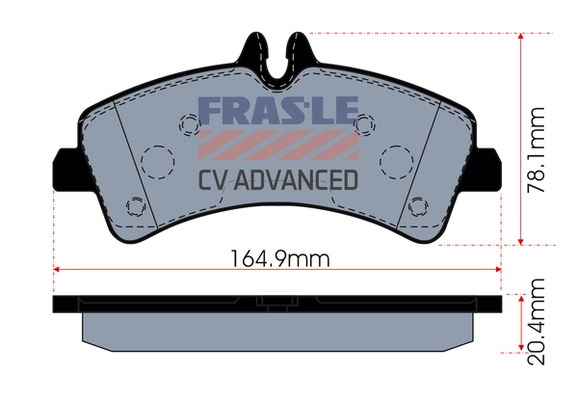 Brake Pad Set, disc brake (PD/664-CV)