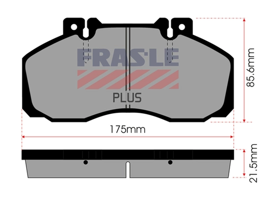 Brake Pad Set, disc brake (PD/104-PLUS)