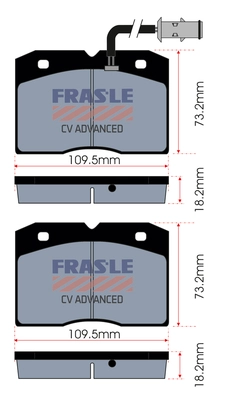 Brake Pad Set, disc brake (PD/359-A-CV)