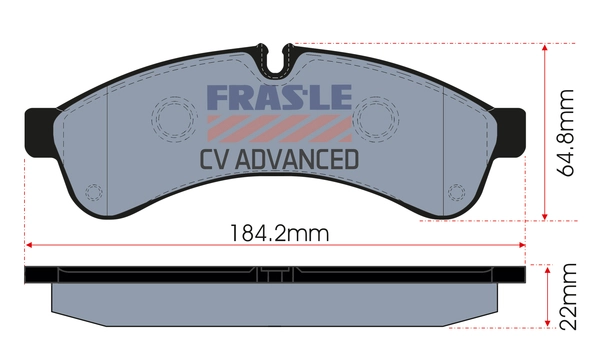Brake Pad Set, disc brake (PD/201-CV)