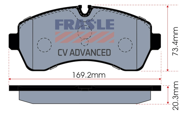 Brake Pad Set, disc brake (PD/661-CV)