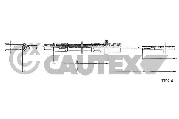 Cable Pull, clutch control (048150)