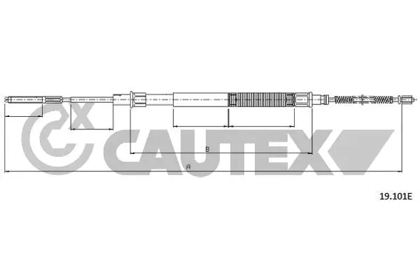 Cable Pull, parking brake (765776)