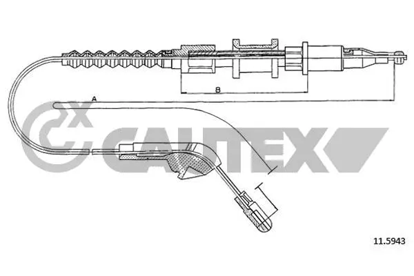 Cable Pull, parking brake (762004)