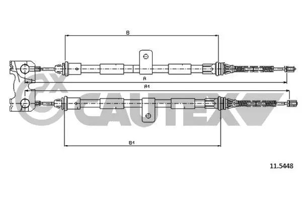 Cable Pull, parking brake (761411)