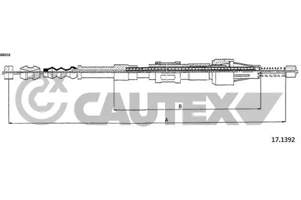 Cable Pull, parking brake (762731)