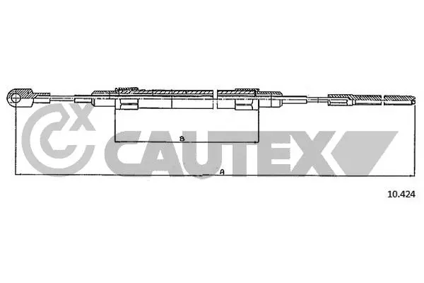 Cable Pull, parking brake (766046)
