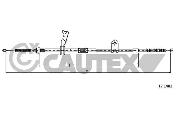 Cable Pull, parking brake (762837)