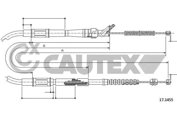 Cable Pull, parking brake (762752)